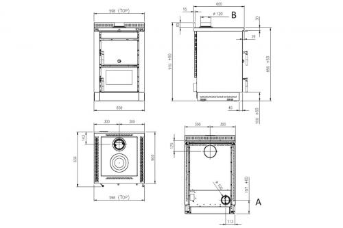 Preview: built-in cooking stove Vicenza Evo from La Nordica